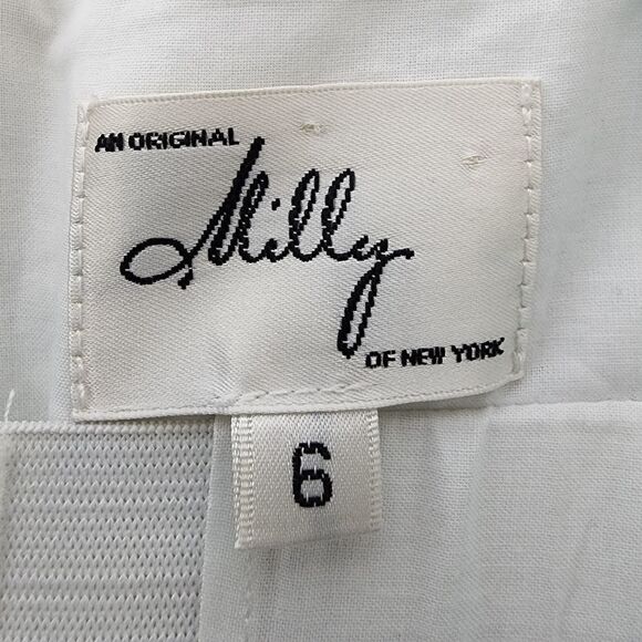 MILLY OF NY WOMEN'S STRAPLESS BUILT IN BRA POCKETS LINED DRESS SIZE 6 - Picture 6 of 8